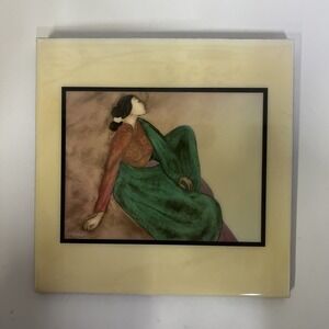 RC Gorman 535 "Edna" large Decorative Ceramic Tile, A.R.T. Co.
